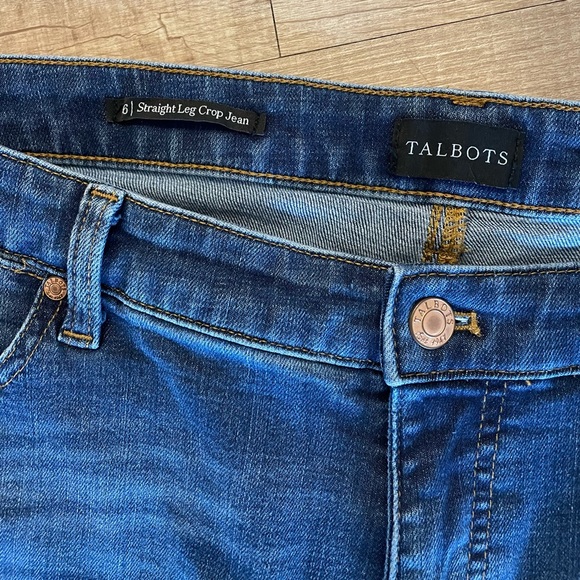 Talbots Women's Straight Leg Crop Jean Size 16 - Picture 2 of 3